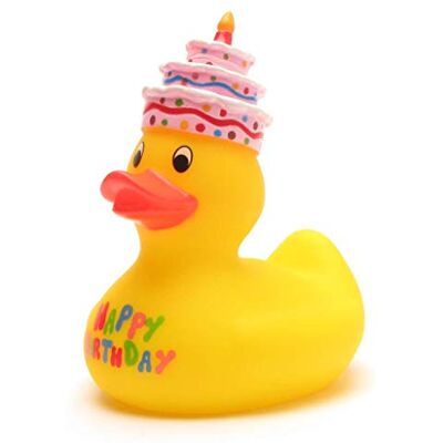 Duckshop Anatra da bagno per compleanno, lunghezza: 10 cm Duckshop Anatra da bagno per compleanno, lunghezza: 10 cm