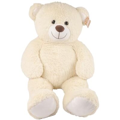 Dodo d'AMOUR Orso di Peluche XXL Animali Bianco Giocattolo per Bambini Regalo Gigante Morbido Rassicurante Peluche Decorazione 100 cm x 50 cm A Partire da 12 mesi Dodo d'AMOUR Orso di Peluche XXL Animali Bianco Giocattolo per Bambini Regalo Gigante Morbido Rassicurante Peluche Decorazione 100 cm x 50 cm A Partire da 12 mesi