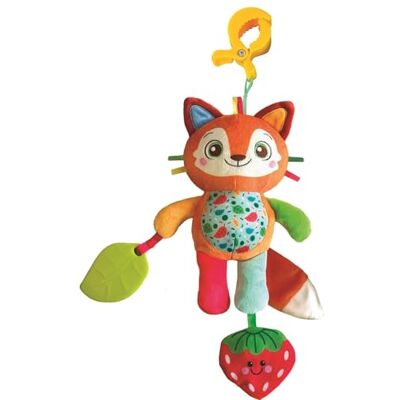 Clementoni Baby Easy-Peasy Soft Fox, Peluche da Viaggio Bambini 0+ Mesi, Sonaglino Frusciante con Pendente Mordicchioso, Pinza per Passeggino per Passeggino E Auto, Lavabile in Lavatrice, Clementoni Baby Easy-Peasy Soft Fox, Peluche da Viaggio Bambini 0+ Mesi, Sonaglino Frusciante con Pendente Mordicchioso, Pinza per Passeggino per Passeggino E Auto, Lavabile in Lavatrice,