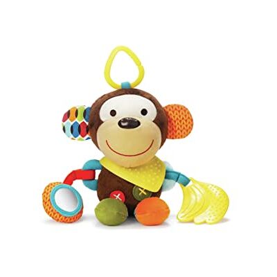 Skip Hop Giocattolo di Attività, Peluche per Neonati e Bambini, Scimmia, Multicolore Skip Hop Giocattolo di Attività, Peluche per Neonati e Bambini, Scimmia, Multicolore