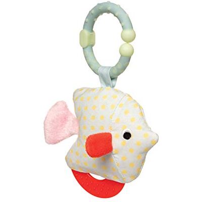 Manhattan Toy Manhattan giocattolo sotto il pesce mare massaggiagengive e crinkle giocattolo da viaggio Manhattan Toy Manhattan giocattolo sotto il pesce mare massaggiagengive e crinkle giocattolo da viaggio
