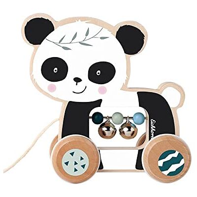 Eichhorn Animale da Disegno, Panda con Suoni e Movimento, Lunghezza 15 cm, in Legno di Betulla, a Partire da 1 Anno Eichhorn Animale da Disegno, Panda con Suoni e Movimento, Lunghezza 15 cm, in Legno di Betulla, a Partire da 1 Anno
