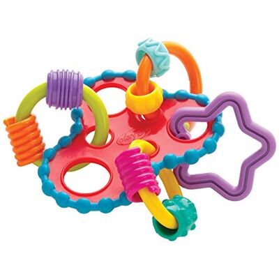 Playgro Sonaglio Roundabout, Giocattolo per Bebè, dai 3 Mesi, Senza BPA, Multicolore, Playgro Sonaglio Roundabout, Giocattolo per Bebè, dai 3 Mesi, Senza BPA, Multicolore,