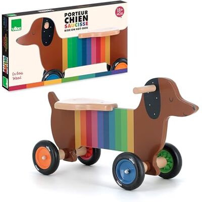 Vilac Cavalcabile Cane Andy Westface Cavalcabile in Legno per Bambini dai 18 Mesi Vilac Cavalcabile Cane Andy Westface Cavalcabile in Legno per Bambini dai 18 Mesi