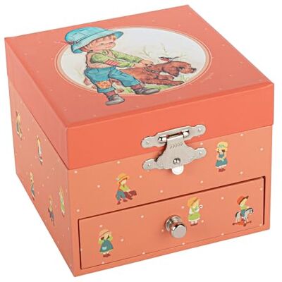 Trousselier Jeanne Lagarde© Gooses Scatola musicale per bambini, ideale come regalo per bambini Menuet by Mozart Multicolore 2 count Trousselier Jeanne Lagarde© Gooses Scatola musicale per bambini, ideale come regalo per bambini Menuet by Mozart Multicolore 2 count