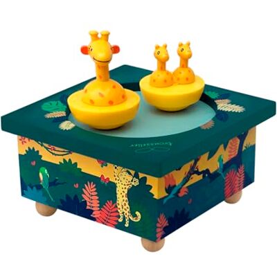 Trousselier S95004 Carillon con Figurine Magnetiche Dancing Music Box, 32 x 10,5 x 13 cm, Multicolore (Giraffa ) Trousselier S95004 Carillon con Figurine Magnetiche Dancing Music Box, 32 x 10,5 x 13 cm, Multicolore (Giraffa )