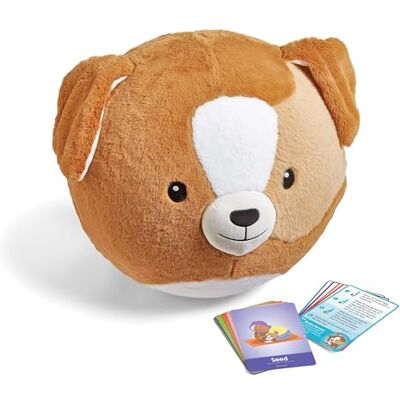 Learning Resources Yoga Ball Buddy con BubblePlush Cane, Palla Yoga per Bambini dai 3 Anni, Gioco Yoga per Equilibrio e Movimento, con 12 Carte Yoga e Pompa Inclusa Learning Resources Yoga Ball Buddy con BubblePlush Cane, Palla Yoga per Bambini dai 3 Anni, Gioco Yoga per Equilibrio e Movimento, con 12 Carte Yoga e Pompa Inclusa