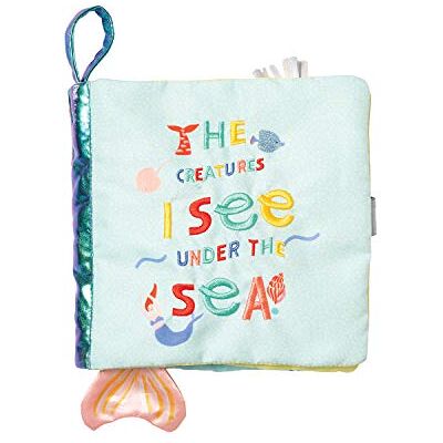 Manhattan Toy Under The Sea Libro di attività per bambini, morbido, con pesce che squittisce, multicolore, piccolo Manhattan Toy Under The Sea Libro di attività per bambini, morbido, con pesce che squittisce, multicolore, piccolo