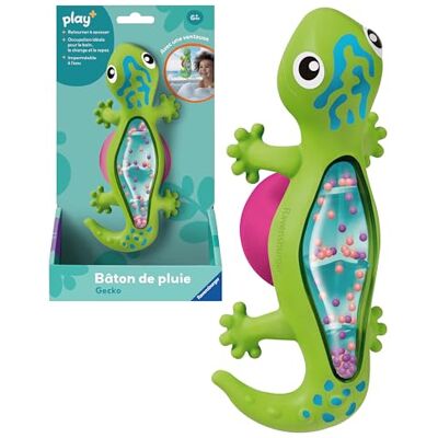 Ravensburger Play+ Bastone antipioggia con ventosa Baby Gecko, giocattolo musicale per bambini dai 6 mesi in su, risveglio sensoriale, strumento di prima qualità, 34014 Ravensburger Play+ Bastone antipioggia con ventosa Baby Gecko, giocattolo musicale per bambini dai 6 mesi in su, risveglio sensoriale, strumento di prima qualità, 34014