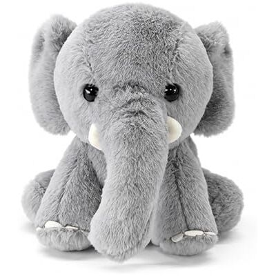 Carehabi Elefantino Peluche 16cm Morbido Peluche Neonato Elefante di Peluche Giocattolo di Peluche per Bambini e Neonati Carehabi Elefantino Peluche 16cm Morbido Peluche Neonato Elefante di Peluche Giocattolo di Peluche per Bambini e Neonati