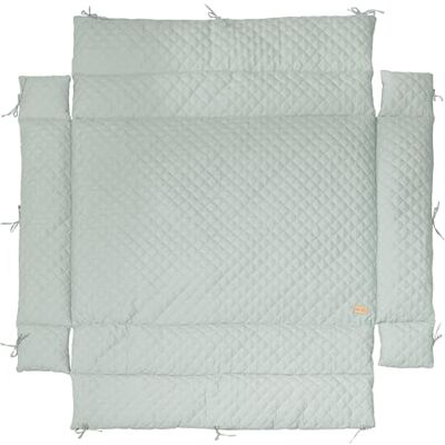 roba Inserto per Box “ Style” per Box 75 x 100 – 100 x 100 cm – Inserto Trapuntato con Imbottitura Laterale – Frosty Green roba Inserto per Box “ Style” per Box 75 x 100 – 100 x 100 cm – Inserto Trapuntato con Imbottitura Laterale – Frosty Green