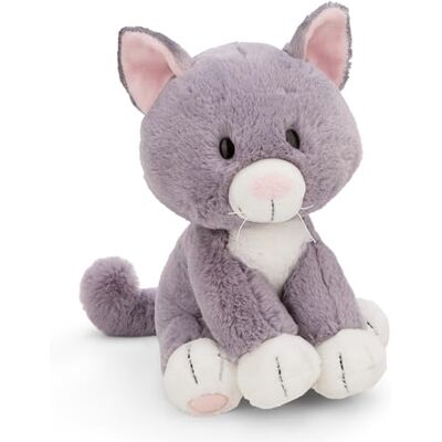 NICI Gatto di peluche morbido, tenero pupazzo per coccole e giochi, per adulti e bambini, 20 cm, grigio NICI Gatto di peluche morbido, tenero pupazzo per coccole e giochi, per adulti e bambini, 20 cm, grigio