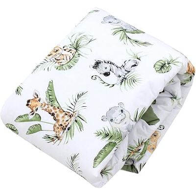 TupTam Tappeto gioco neonato 120x120 cm – Imbottito, morbido, cotone, Circa 120 cm/Safari/Leone/Marrone/Foglie/Verde TupTam Tappeto gioco neonato 120x120 cm – Imbottito, morbido, cotone, Circa 120 cm/Safari/Leone/Marrone/Foglie/Verde