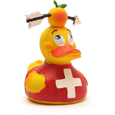 Duckshop Papera di gomma Wilhelm Tell Svizzera Anatra de goma L: 7,5 cm Duckshop Papera di gomma Wilhelm Tell Svizzera Anatra de goma L: 7,5 cm