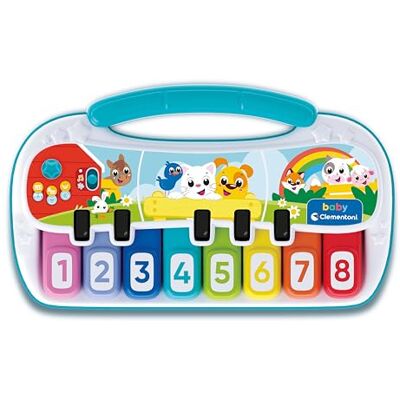 Clementoni Baby Pianola degli Animali, Gioco Musicale Prima Infanzia Bambini 18+ Mesi, Tastiera Elettronica Interattiva, Stimola Lo Sviluppo Cognitivo e Creativo, Lingua Italiana, Clementoni Baby Pianola degli Animali, Gioco Musicale Prima Infanzia Bambini 18+ Mesi, Tastiera Elettronica Interattiva, Stimola Lo Sviluppo Cognitivo e Creativo, Lingua Italiana,