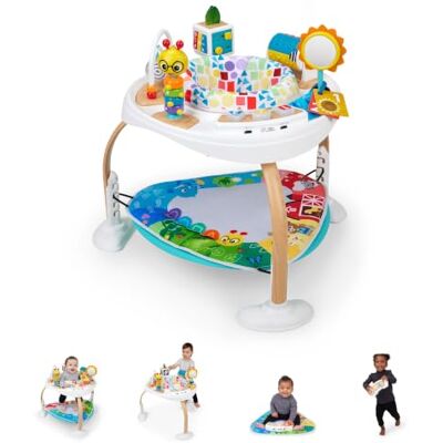 Baby Einstein 4-in-1 Discover More Baby Activity Jumper & Table, per Gioco Ispirato a Montessori, Età 6 Mesi e Oltre Baby Einstein 4-in-1 Discover More Baby Activity Jumper & Table, per Gioco Ispirato a Montessori, Età 6 Mesi e Oltre