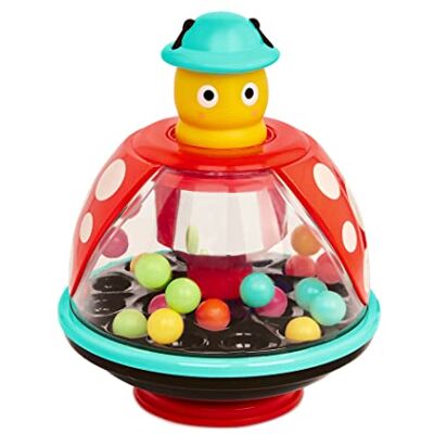 Battat Coccinella Pushtop Coccinella Giocattolo Giocattolo per Bambini e Ragazzi 20 Palline Piccole e Colorate 12 Mesi + Battat Coccinella Pushtop Coccinella Giocattolo Giocattolo per Bambini e Ragazzi 20 Palline Piccole e Colorate 12 Mesi +