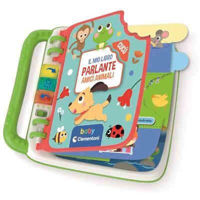 Clementoni Baby Libro Parlante Amici Animali, Gioco Educativo Bambini 12+ Mesi, Centro attività Prima Infanzia per Imparare Numeri, Colori, Forme, Versi degli Animali, Lingua Italiana, Clementoni Baby Libro Parlante Amici Animali, Gioco Educativo Bambini 12+ Mesi, Centro attività Prima Infanzia per Imparare Numeri, Colori, Forme, Versi degli Animali, Lingua Italiana,