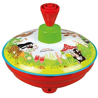 LENA Poco Talpa Canticchiando Cima per 18+ Mesi Bambini, 13 cm Diametro LENA Poco Talpa Canticchiando Cima per 18+ Mesi Bambini, 13 cm Diametro