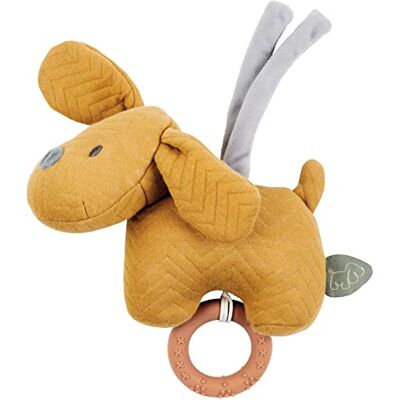 Nattou Mini-Peluche Musicale, Charlie il Cagnolino, Con Carillon Integrato, 17 cm, Vegano, Jacquard, Cotone/Poliestere, Caramello Nattou Mini-Peluche Musicale, Charlie il Cagnolino, Con Carillon Integrato, 17 cm, Vegano, Jacquard, Cotone/Poliestere, Caramello