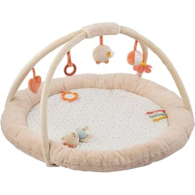 Nattou Palestrina con Arco di Gioco e Molte Attività, Riccio Zoe e Gatto Lana, Cotone e Poliestere, Ca. 90 cm, Mila, Zoe e Lana, Beige Nattou Palestrina con Arco di Gioco e Molte Attività, Riccio Zoe e Gatto Lana, Cotone e Poliestere, Ca. 90 cm, Mila, Zoe e Lana, Beige