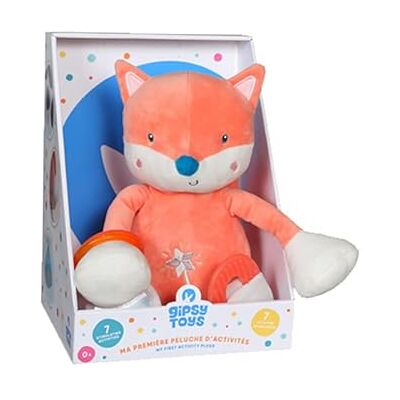 Gipsy TOYS Peluche My 1st Activity: Fox peluche per bambini Gipsy TOYS Peluche My 1st Activity: Fox peluche per bambini