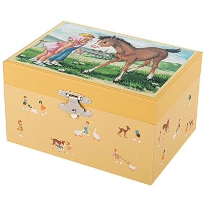 Trousselier Carillon Young Horse Children Memories Jeanne Lagarde Sonata per pianoforte musicale di Mozart Multicolore 2 pezzi Trousselier Carillon Young Horse Children Memories Jeanne Lagarde Sonata per pianoforte musicale di Mozart Multicolore 2 pezzi