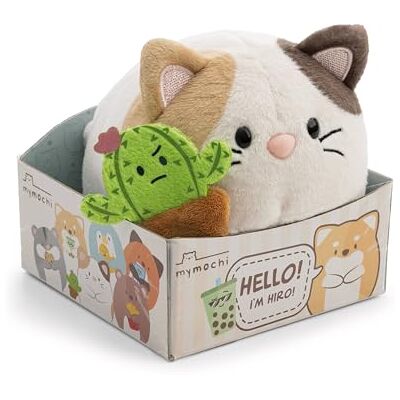 NICI Angy Gatto di Peluche (13 cm) con moodie-Cactus Magnetico, in Confezione Regalo, in Morbido Tessuto Peluche, per Coccole e Giochi, per Bambini e Adulti, 28 cm, Beige NICI Angy Gatto di Peluche (13 cm) con moodie-Cactus Magnetico, in Confezione Regalo, in Morbido Tessuto Peluche, per Coccole e Giochi, per Bambini e Adulti, 28 cm, Beige
