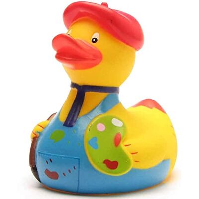 Duckshop I Artista, anatra da bagno I pittore, L 9 cm Duckshop I Artista, anatra da bagno I pittore, L 9 cm