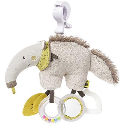 Fehn Activity-Spieltier Ameisenbär/Motorikspielzeug zum Aufhängen mit Spiegel & Ringen zum Beißen, Greifen und Geräusche erzeugen/für Babys und Kleinkinder ab 0+ Monaten Fehn Activity-Spieltier Ameisenbär/Motorikspielzeug zum Aufhängen mit Spiegel & Ringen zum Beißen, Greifen und Geräusche erzeugen/für Babys und Kleinkinder ab 0+ Monaten