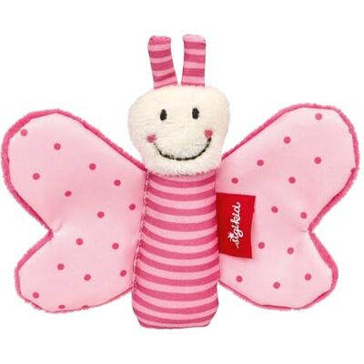 Sigikid RedStars Farfalla Afferrare Giocattolo con Foglio Crinkle Grip, Discover, Play, per bambini dalla nascita, articolo n. , rosa/rosa, 9 x 12 x 2 cm Sigikid RedStars Farfalla Afferrare Giocattolo con Foglio Crinkle Grip, Discover, Play, per bambini dalla nascita, articolo n. , rosa/rosa, 9 x 12 x 2 cm