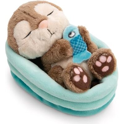 NICI Peluche Lontra nel Cestino, 12 cm NICI Peluche Lontra nel Cestino, 12 cm