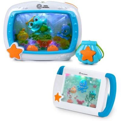 Baby Einstein 2-in-1 Sea Dreams Soother On-the-Go Gift Set, Giocattolo Musicale da Lettino e Giocattolo Aquario Portatile, Età Neonato e Oltre Baby Einstein 2-in-1 Sea Dreams Soother On-the-Go Gift Set, Giocattolo Musicale da Lettino e Giocattolo Aquario Portatile, Età Neonato e Oltre