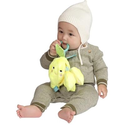 Manhattan Toy - Mini-Apple Farm Lemon Baby Travel Toy, sonaglio, Tessuto Increspato e massaggiagengive Fissaggio a Clip, Multicolore, Manhattan Toy - Mini-Apple Farm Lemon Baby Travel Toy, sonaglio, Tessuto Increspato e massaggiagengive Fissaggio a Clip, Multicolore,