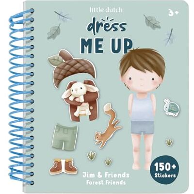 Little Dutch 126331 Libro di adesivi Dress me up Forest Friends Little Dutch 126331 Libro di adesivi Dress me up Forest Friends