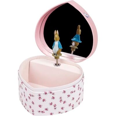 Trousselier Carillon Bambina Peter Rabbit a Forma di Cuore Rosa Carillon Portagioie Bambina Ragazza Fosforescente Musica Romeo e Giulietta Trousselier Carillon Bambina Peter Rabbit a Forma di Cuore Rosa Carillon Portagioie Bambina Ragazza Fosforescente Musica Romeo e Giulietta