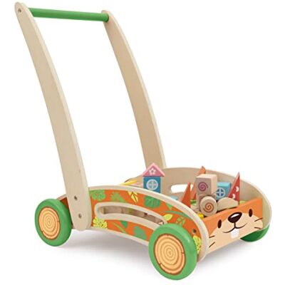 Trudi SEVI Carrettino Primi Passi (44 pz.) by Giochi in Legno educativi Prima Infanzia. Costruzioni e Giocattoli. Regalo di Natale e Compleanno per Bambini 38,5x27x37,5cm Wood Modello 88060 Trudi SEVI Carrettino Primi Passi (44 pz.) by Giochi in Legno educativi Prima Infanzia. Costruzioni e Giocattoli. Regalo di Natale e Compleanno per Bambini 38,5x27x37,5cm Wood Modello 88060