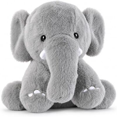 Carehabi Elefantino Peluche Morbido Peluche Neonato Elefante di Peluche 20 cm Giocattolo di Peluche per Bambini e Neonati Carehabi Elefantino Peluche Morbido Peluche Neonato Elefante di Peluche 20 cm Giocattolo di Peluche per Bambini e Neonati