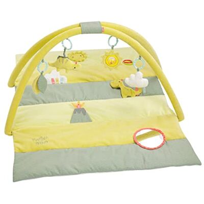 Fehn 051070 3-D-Activity-Decke Happy Dino – Erlebnisdecke mit Spielbogen & abnehmbaren Spielzeugen fördert die frühkindliche Entwicklung im Liegen, Sitzen beim Krabbeln, Grün, 00051070 Fehn 051070 3-D-Activity-Decke Happy Dino – Erlebnisdecke mit Spielbogen & abnehmbaren Spielzeugen fördert die frühkindliche Entwicklung im Liegen, Sitzen beim Krabbeln, Grün, 00051070