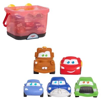 Disney e Pixar Cars Bath Caddy con 5 Personaggi Gioco da Bagno Disney e Pixar Cars Bath Caddy con 5 Personaggi Gioco da Bagno