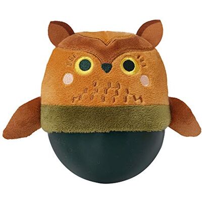 Manhattan Toy Bobbly Owl Palla oscillante in Morbido Silicone con Peluche Ricamato per Neonati e Bambini Manhattan Toy Bobbly Owl Palla oscillante in Morbido Silicone con Peluche Ricamato per Neonati e Bambini