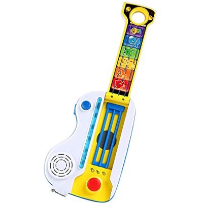 Baby Einstein , Flip & Riff Keytar™ Gioco musicale 2 in 1 pianola e chitarra con luci e melodie, 12 mesi+ Baby Einstein , Flip & Riff Keytar™ Gioco musicale 2 in 1 pianola e chitarra con luci e melodie, 12 mesi+