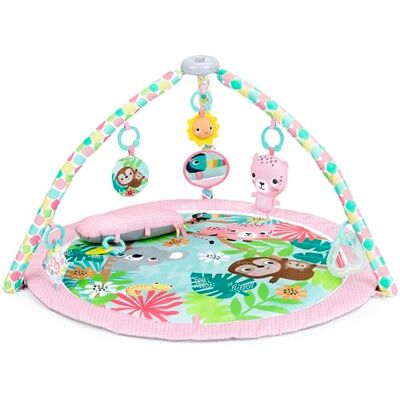 Bright Starts Palestrina Multiattività Rosy Rainforest FoldAway, Barra Giocattoli Pieghevole con Borsa Trasporto, 7 Giocattoli Portatili, per Neonati 0+ Mesi, Rosa Bright Starts Palestrina Multiattività Rosy Rainforest FoldAway, Barra Giocattoli Pieghevole con Borsa Trasporto, 7 Giocattoli Portatili, per Neonati 0+ Mesi, Rosa