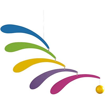 Flensted Mobiles Flowing Rhythm, Rainbow Mobile, Acciaio, Multicolore, 30 x 45 cm Flensted Mobiles Flowing Rhythm, Rainbow Mobile, Acciaio, Multicolore, 30 x 45 cm