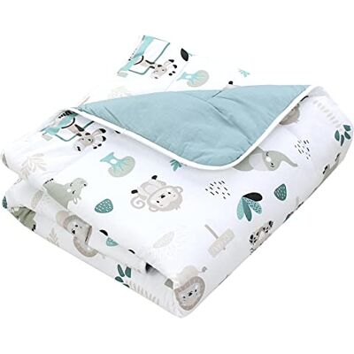 TupTam Tappeto gioco neonato 120x120 cm – Imbottito, morbido, cotone, Zoo Verde TupTam Tappeto gioco neonato 120x120 cm – Imbottito, morbido, cotone, Zoo Verde