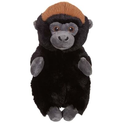 Gipsy TOYS – PELUCHE DEFIS NATURE PROTECT GORILLA 15 CM – NERO E MARRONE Gipsy TOYS – PELUCHE DEFIS NATURE PROTECT GORILLA 15 CM – NERO E MARRONE