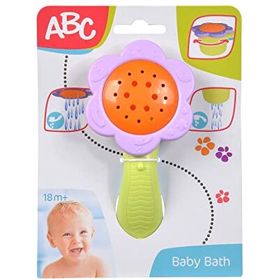 Simba Doccia ABC, creatore d'acqua a forma di fiore, testa girevole per due funzioni di pioggia, 7 cm, a partire da 18 mesi Simba Doccia ABC, creatore d'acqua a forma di fiore, testa girevole per due funzioni di pioggia, 7 cm, a partire da 18 mesi