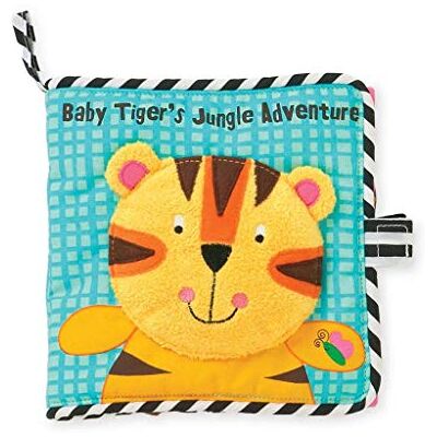 Manhattan Toy Libro morbido della giungla della tigre Manhattan Toy Libro morbido della giungla della tigre