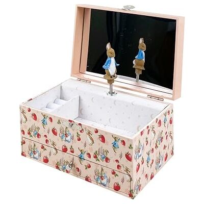 Trousselier Peter Rabbit. Pierre Lapin Scatola portagioie musicale ideale come regalo per ragazza, fosforescente, brilla nella notte, musica la vita in rosa, regalo di compleanno nascita battesimo Trousselier Peter Rabbit. Pierre Lapin Scatola portagioie musicale ideale come regalo per ragazza, fosforescente, brilla nella notte, musica la vita in rosa, regalo di compleanno nascita battesimo