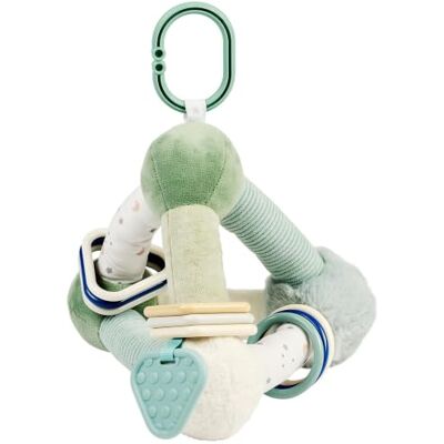 Nattou Lapidou Soft Activity Piramide │ Triangolo peluche │ Giocattolo evolutivo │ 20 cm │ Verde tiglio Nattou Lapidou Soft Activity Piramide │ Triangolo peluche │ Giocattolo evolutivo │ 20 cm │ Verde tiglio